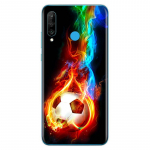 Ma armastan Fire jalgpalli pehmet TPU silikoonist katet Huawei P40 P30 P20 Pro P10 P9 P8 Lite E Plus 2019 2017 telefoni&uuml;mbrisele HuaweiP40 Lite E