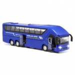 1/50 Die-Cast City reisibussi roheline v&auml;rv tagasit&otilde;mmatav helivalgus 1/50-Size:21*4.5*6cm