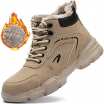 Turvalised kaitsejalatsid T&ouml;&ouml;ohutusjalatsid Meeste Talvised turvasaapad Torkekindlad T&ouml;&ouml;jalatsid Terasest varvastega T&ouml;&ouml;saapad H&auml;vitamatud 45