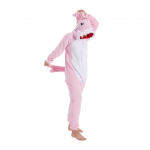 Roosa Haisukala Cosplay Kost&uuml;&uuml;m T&auml;iskasvanutele Kigurumi &Uuml;hesosaline Pidžaama Multikakost&uuml;&uuml;m Halloweeni jaoks Kogu Keha R&otilde;ivad S roosa/valge