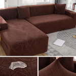 Veekindlad žakaarmustriga diivanikatted Elastsed nurga 1/2/3/4-kohalised &uuml;hev&auml;rvilised diivanikatted L-kujulise diivani kaitsekatted 1 SEAT (90-140CM)