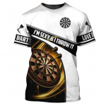 Laheda disainiga Dart League T-s&auml;rk meestele Spordi T-s&auml;rk 3D noolem&auml;ngu kingitus Prinditud T-s&auml;rgid Naiste r&otilde;ivad Naljakad Lapsed Poiste y2k Topid 2XL