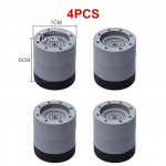 4 tk pesumasin vibratsioonivastased padjad, t&otilde;stetavad kummist jalad libisemisvastased vaigistavad m&ouml;&ouml;bli tasandusseadmed universaalsed amortisaatorid, fikseeritud alus