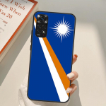 Marshalli Saarte lipu&uuml;mbris Xiaomi Redmi Note 11 Pro 8 9 11S 10S 9S jaoks, Note 10 Pro kate Redmi 10 10C 9A 9C jaoks Redmi 10A