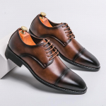 Uus meeste kleit Nahast kingad Luksuslik mood peigmehe pulmakingad Meeste itaalia stiilis Oxfordi kingad, suur suurus 38-48 43 must