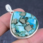 Spiny Oyster Gemstone Handmade 925 Sterling Silver Jewelry Pendant 1.89 t0f47