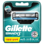 Gillette Mach3 Original raseeriterad, 8 t&uuml;kki, 1 t&uuml;kk, Korea raseeritera