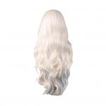 Naiste pikad lokkis parukas Keskosa loomulik v&auml;limusega kuumuskindel k&otilde;rge temperatuuriga kiud must punane valge lainelised s&uuml;nteetilised juuksed punane