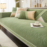 Tikitud diivanikate Four Seasons Universaalne kerge luksuslik kaasaegne k&otilde;rgekvaliteediline elutoa diivanipadi kate riidest k&auml;ter&auml;tikupadi 70x70cm 1pcs roheline