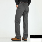 Moodsad keskealiste ja eakate meeste isa puuvillased vabaaja p&uuml;ksid sirged lahtised k&otilde;rge v&ouml;&ouml;kohaga t&ouml;&ouml;p&uuml;ksid 34