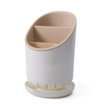 Lauan&otilde;ud S&auml;ilitusklamber Plastikust &auml;ravoolutoru anum kuivatusriiul alus Noad lusikas kahvel anum K&ouml;&ouml;git&ouml;&ouml;riist pruun