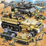 1256 tk politseijaoskonna ehitusklotsid m&auml;nguasjad poistele hariv m&auml;nguasi lastele &uuml;le 6-aastastele lastele kingitused Tank-1061Pcs