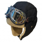 Unisex talvem&uuml;ts kaitseprillidega, paksendatud sametvoodriga k&otilde;rvakaitse Fuzzy Windoroof pannal roheline