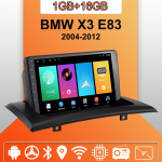 Android Carplay autoraadio BMW X3 E83 2004-2012 multimeediumipleieri peakomplekti stereo GPS-navigatsioon BT WIFI 2+32GB 1+16GB