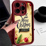 N118 uusaasta Merry Christmas kujundusega Soft Angel Eyes telefoni&uuml;mbrised Samsung S23 S24 Ultra S21FE A54 A34 A13 A14 A06 A24 Realme12 Vivo p&otilde;rutuskindel kate Samsung A03