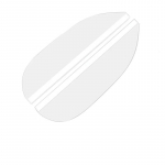 2tk auto tahavaatepeegli vihmakatted, vihmasilm, tahavaatepeegli vihmakaitse, l&auml;bipaistev k&otilde;rglahutusega veekindel tahvel tagurduspeegli jaoks 2pcs For Rain-shield