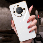 For Honor Magic5 Lite Case Luksuslik nelinurkne plaadistus Honor X9A telefoni&uuml;mbris Magic4 Lite X9 p&otilde;rutuskindel pehme silikoonist tagakaane p&otilde;hi Honor Magic5 Lite