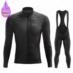Punane Soe 2023 Rvouei Talvine Jalgrattakomplekt Meestele MTB Jalgrattariided Termiline Fliis Jalgrattas&auml;rgid R&otilde;ivad &Uuml;likond Maillot Ropa Ciclismo XS