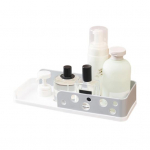 Seinale kinnitatav PP kleepuv du&scaron;ikabiini riiul vannitoa jaoks hall v&auml;rv