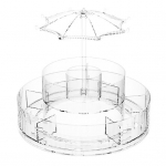 P&ouml;&ouml;rlev meigikorder, suure mahutavusega mitme kambriga kosmeetikatoodete hoiukarbi kummut t&ouml;&ouml;lauahoidik