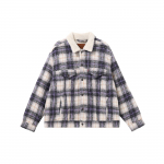 Levis SS23 Ruuduline T&auml;isprindiga Rev&auml;&auml;riga &Uuml;he Rinnaga Pikkade Varrukate Jakk Meeste jakid Mitmev&auml;rviline 79129-0024 XS