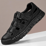 Mood Suvi Meeste Sandaalid K&auml;sitsi valmistatud Nahast Meeste Vabaajajalan&otilde;ud V&auml;litingimustes Libisemiskindlad Sandaalid Meestele Rannajalan&otilde;ud Ranna Rooma Meeste Jalatsid 38 hall v&auml;rv