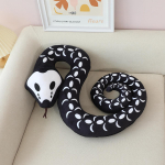 Madu Loom Python Vesi Auster Luukere Madu Virsiku&otilde;ie Madu Sinine ja Valge Madu Pl&uuml;&uuml;sm&auml;nguasi Halloweeni Padi 60cm