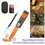 Metallituvastuskursor, 3 h&auml;irerežiimi, k&otilde;rge tundlikkusega, LCD-ekraani ja v&ouml;&ouml;&uuml;mbrisega, suudab leida kuldm&uuml;nte, h&otilde;beehteid, veekindel oranž