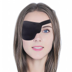 Piraat silmaplaaster Unisex must &uuml;he silma plaaster Silmalapp &Uuml;he silma n&otilde;gus silmaplaaster Left
