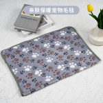 Korallifliisist lemmikloomamatt Paks magamismatt kassi ja koera tekk sobib kutsikatele, kassipoegadele, lemmikloomade koerte vaibale M(76x52cm)