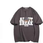 Uus l&uuml;hikeste varrukatega T-s&auml;rk meestele suvel, Korea stiilis trend, lihtne poolvarrukatega topp, Hongkongi stiilis vaba vabaaja br&auml;ndi T-s&auml;rk M must