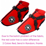 Veekindel soe koerajope vest Talvine koerariided rakmetega Prantsuse buldogi karv lemmikloomakost&uuml;&uuml;m v&auml;ikestele suurtele koertele Chihuahua S