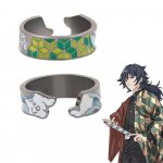 Anime Demon Slayer S&otilde;rmus Kimetsu No Yaiba Kamado Tanjirou Inspireeritud Reguleeritav S&otilde;rmus F&auml;nnidele Cosplay Rekvisiidid Ehted Kingitus