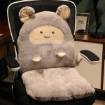 Cartoon Bear &uuml;hes t&uuml;kis padi kontori istmepadi seljatugi padi pl&uuml;&uuml;sis libisemiskindel tooli padi pehme paksendatud istmepadi