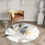 1 tk Abstract Art Print &uuml;mmarguse ala vaip siseruumides libisemiskindel pestav kiudvaip Pehme mugav matt magamistoa elutuppa 60X60cm