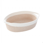 Cotton Rope Basket Desktop Sundries Storage under Shelf for Montessori Toys hall v&auml;rv