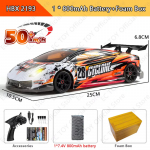 Uus 1:18 Racing Drift kaugjuhtimispuldiga auto 2,4G nelikvedu 50 km/h kaugjuhtimispult Kiire v&otilde;idus&otilde;idu elektriline sportauto laste m&auml;nguasja kinkemudel 1 battery punane