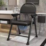 Kokkupandav tualett-tool, reguleeritav pehme t&auml;iskasvanute komood, kaasaskantav, raskeveok, eakatele, rasedatele, eemaldatav, libisemiskindlad jalad