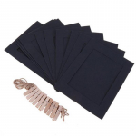 Pildiraam Pildile Puidust Pildiraam Klamber Paberist Pildihoidja Pulmad Seinakujundus L&otilde;pupeo Fotoboksi Rekvisiidid 10 X 10 X 5 must