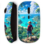 Souris sans fil - Maniacase - One Piece Luffy - Noir - Technologie WiFi - Portable
