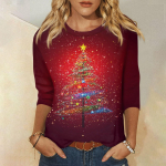 Naistele m&otilde;eldud 3/4 varrukatega s&auml;rgid Graafilised t-s&auml;rgid Pluusid, vabaaja topid Pullover XL roosa