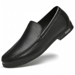 Kevadine Perforeeritud Hingav V&otilde;rk Kerged Vabaaja Valged Ehtsast Nahast Kingad Mugavad Pehme P&otilde;hjaga Baleriinad Pealelibistatavad Meeste Kingad 36 valge