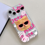 Mobile Phone Cases for iPhone 11 13 XR 15 Pro Max 12 14 Pro Max Case iPhone 16 7 Plus 8 Plus XS Max 6 15 Plus Laser Wave Pattern Anti-drop Waterproof iPhone 6&6S puhas