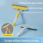 Kolm-&uuml;hes multifunktsionaalne klaasipuhastushari ja kaabits vannitoa ja aknakleebiste jaoks High-quality Blue