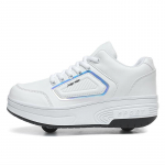 Rulluisukingad Laste ratastega tossud Laste rulluisud v&auml;lisspordijalatsid 28 valge