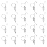 20 TK puuriukse vedrukonks metallist s&otilde;rme vedru riivi konks k&uuml;&uuml;liku lemmiklooma puuri ukse kasvatamiseks