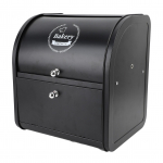 Kahekihiline leivakast Metallist leivahoidik Multifunktsionaalne Suure mahutavusega leivahoidla Flip Top Double Layer