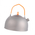 Camping Kettle Titanium Cookware for Boiling Water over Coffee Tea Pot 400ml