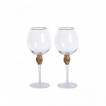 Crystal Wine Glass Extreme Luksuslik pulmapidu Klaasn&otilde;ud joogi punase veini pokaal kulla&auml;&auml;rega teemantkokteili &scaron;ampanjatass 180-600ML