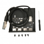 PCIE to USB 3.0 arvuti esipaneel 4 porti 5Gbps PCIE USB-adapteri tugi 3,5-tolline USB3.0